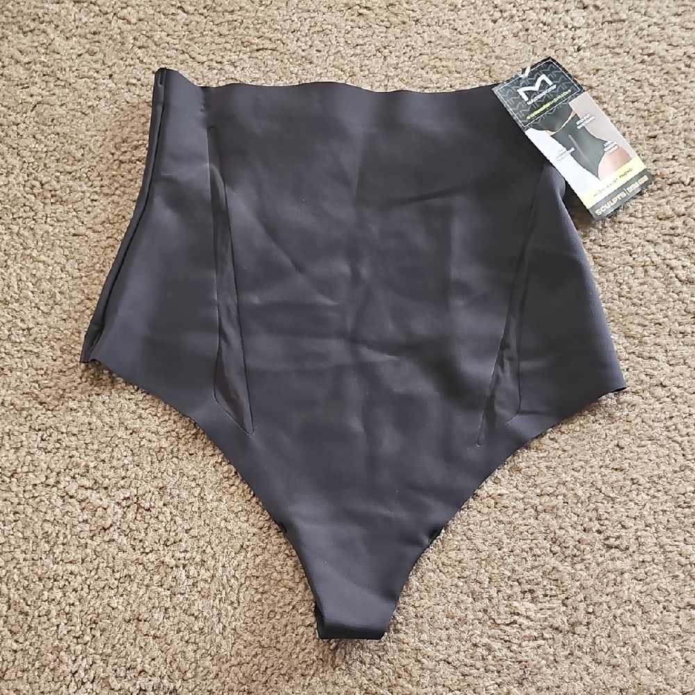 Maidenform High Waisted Shapewear Thong Women's Large